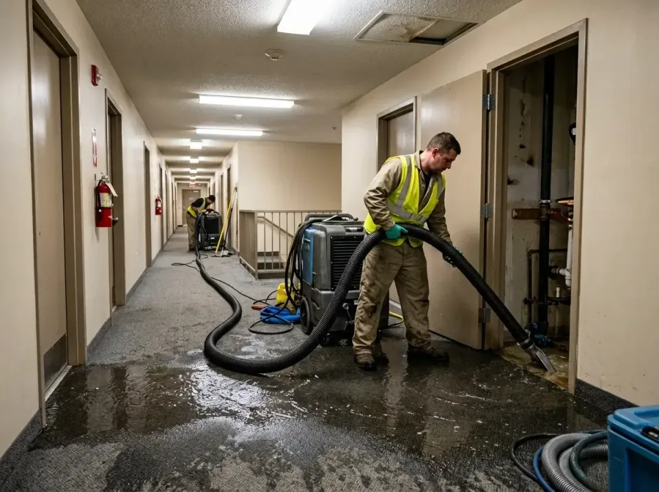 multi-unit-apartment-hallway-f-005 — frequently asked questions, Emergency Burst Pipe Water Extraction & Removal in Severna…